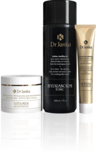Produits Dr Janka utilisés en kératopraxie pour accompagner les déséquilibres de la peau