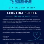 Leontina Florea, Feedback Jury au NEWMA Euro Massage Championship 2026 à Paris